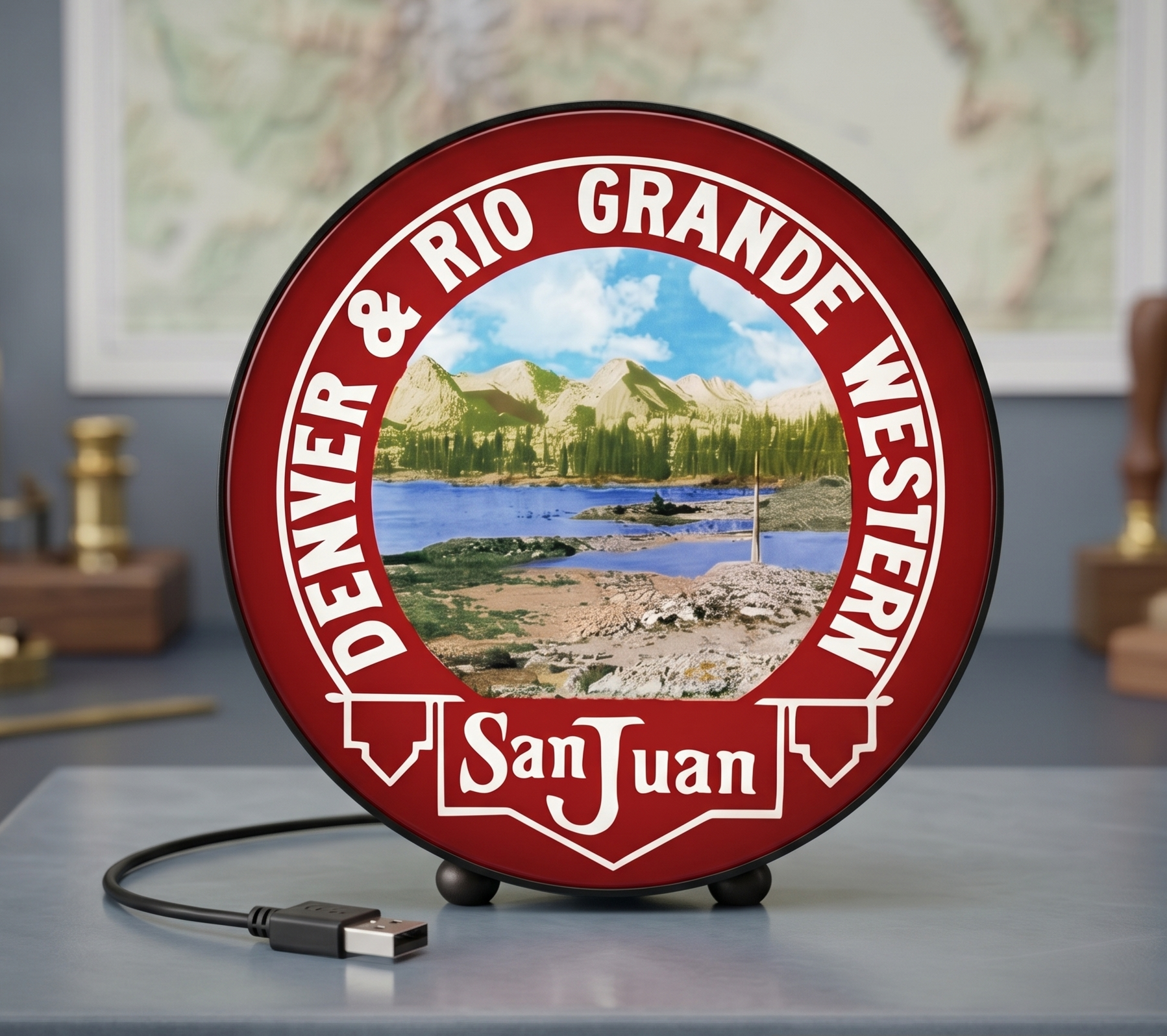 6in Backlit Drumhead - San Juan